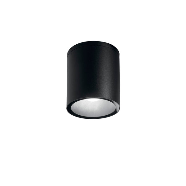 PLAFONIERA CITIZEN NERA TONDA 1XE27 IP54 14,5X17CM