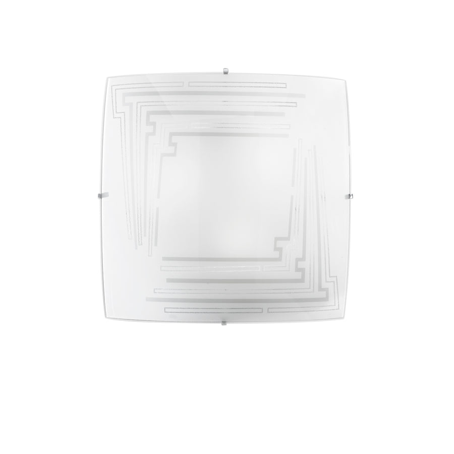 PLAFONIERA CONCEPT BIANCA 3XE27 40X10,5X40CM