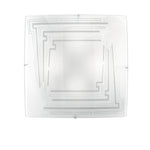 PLAFONIERA CONCEPT BIANCA 4XE27 50X10,5X50CM