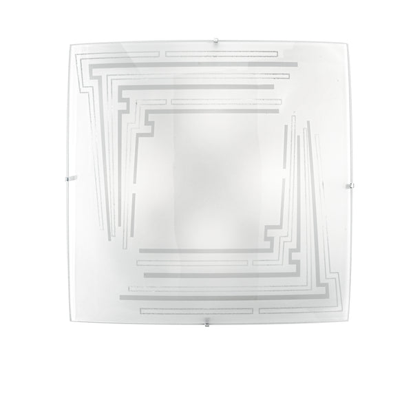 PLAFONIERA CONCEPT BIANCA 4XE27 50X10,5X50CM