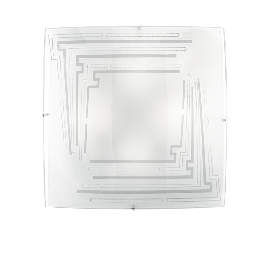 PLAFONIERA CONCEPT BIANCA 4XE27 50X10,5X50CM