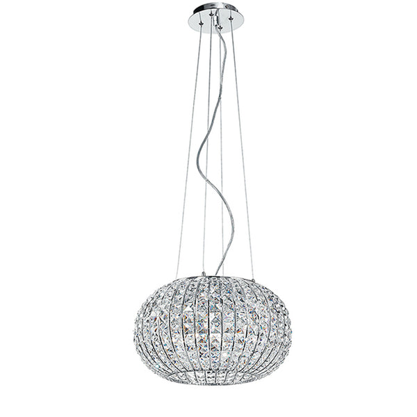 SOSPENSIONE CONCERT CROMO 5XE27 45X135CM