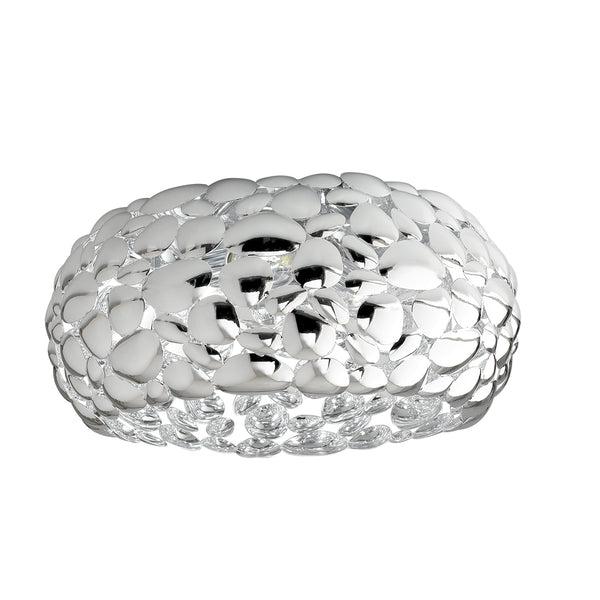 PLAFONIERA DIONISO CROMO 2XE27 35X35X16CM