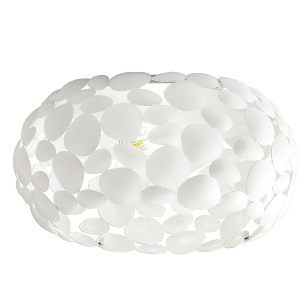 PLAFONIERA DIONISO BIANCA 3XE27 48X48X21CM