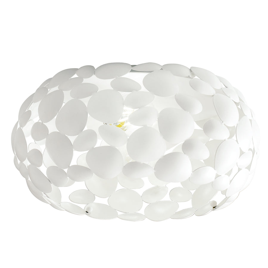 PLAFONIERA DIONISO BIANCA 3XE27 48X48X21CM