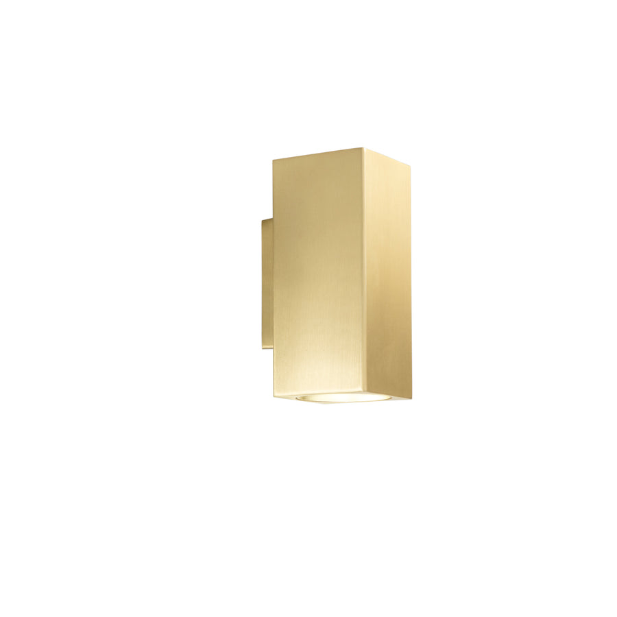 APPLIQUE DUDUK QUADRATA ORO 2XGU10 10X8X18CM