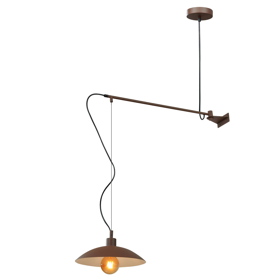 APPLIQUE ELDORADO CORTEN 1XE27 83X30X128CM