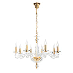 LAMPADARIO EPOQUE  ORO 8XE14 70X140CM