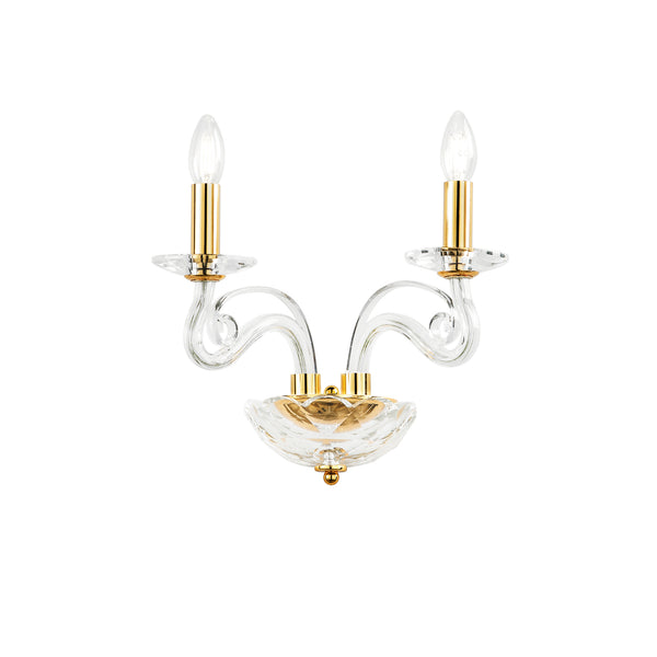 APPLIQUE EPOQUE ORO 2XE14 36X23X31CM