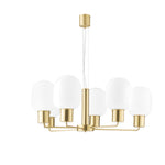 LAMPADARIO FELLINI ORO 6XE27 98X150CM