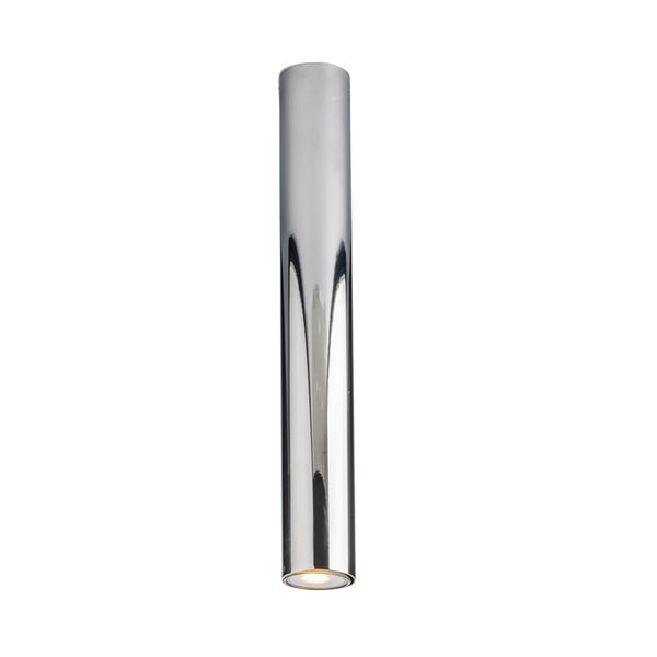 PLAFONIERA FLUKE TONDA CROMO 1XGU10 5,5X5,5X40CM