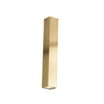 PLAFONIERA FLUKE QUADRATA ORO 1XGU10 6X6X40CM