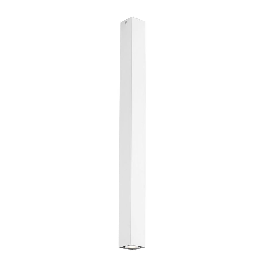 PLAFONIERA FLUKE QUADRATA BIANCA 1XGU10 6X6X75CM