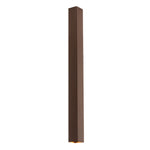 PLAFONIERA FLUKE QUADRATA CORTEN 1XGU10 6X6X75CM