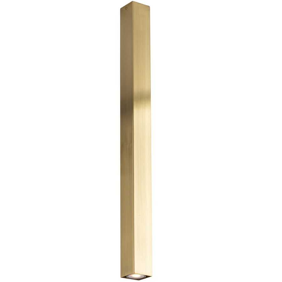 PLAFONIERA FLUKE QUADRATA ORO 1XGU10 6X6X75CM