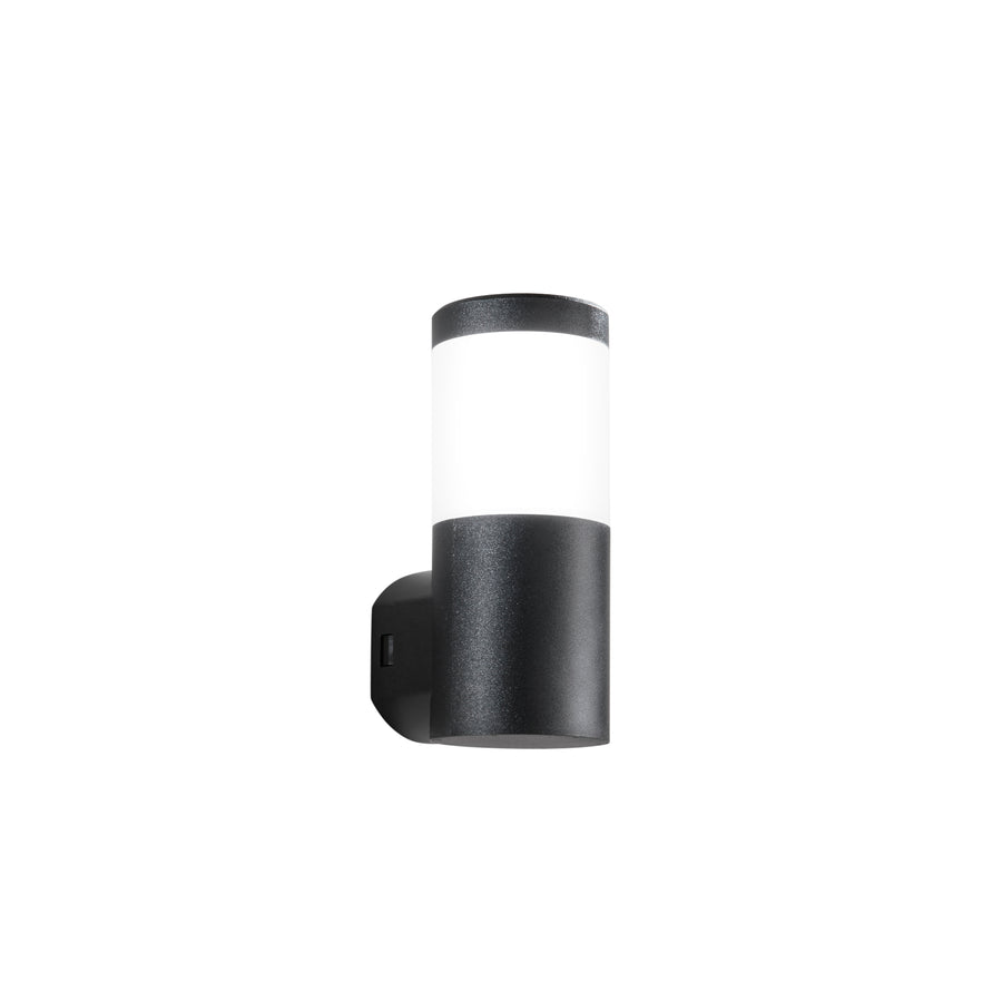 APPLIQUE FOCUS NERA TONDA 1XGU10 IP65 10X13X24CM