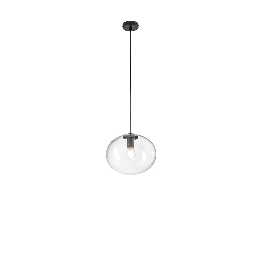 SOSPENSIONE GALAXY NERA 1XE27 30X152CM