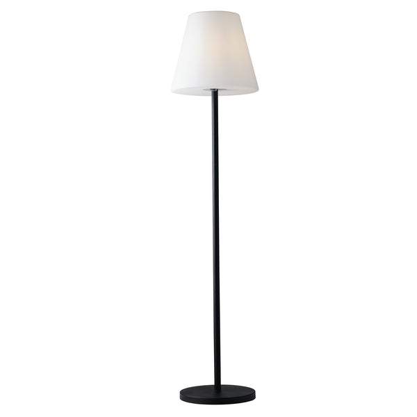 PIANTANA DA GIARDINO GECO ANTRACITE/BIANCA 1XE27 IP44 34X153CM CAVO 250CM