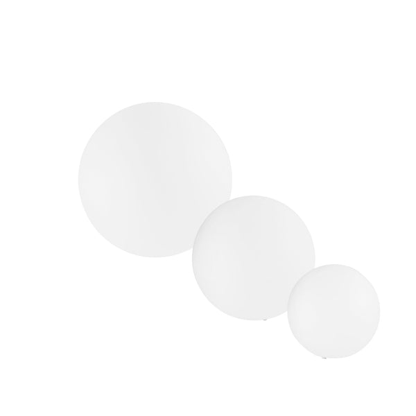 LUME DA GIARDINO GECO SFERA BIANCO 1XE27 IP65 50X50CM
