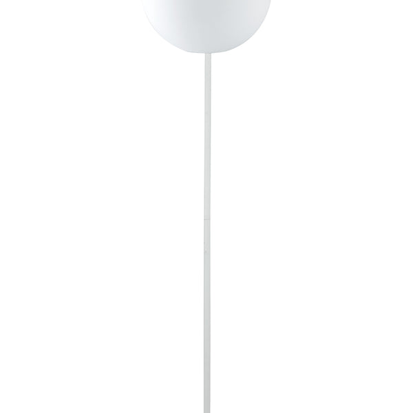 PIANTANA DA GIARDINO GECO SFERA BIANCA 1XE27 IP65 30X150CM CAVO 250CM