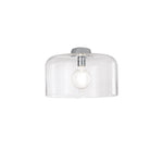 PLAFONIERA GIBUS TRASPARENTE 1XE27 35X35X23CM