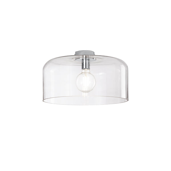 PLAFONIERA GIBUS TRASPARENTE 1XE27 40X40X23CM