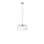 SOSPENSIONE TRASPARENTE 1XE27 30X30X150CM