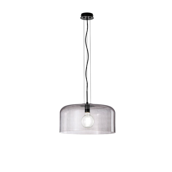 SOSPENSIONE GIBUS FUME' 1XE27 40X40X150CM