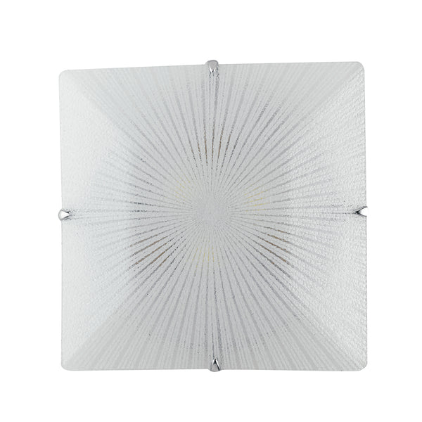 PLAFONIERA ISIDE DIAMANTATO 2XE27 30X8X30CM