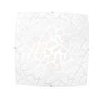 PLAFONIERA ISLAND BIANCA 3XE27 40X40X10CM