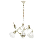 LAMPADARIO ISOTTA AVORIO 3XE14 60X80CM