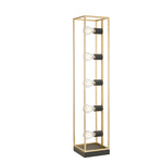 PIANTANA KIMERA NERA/ORO 5XE27 20X20X200CM