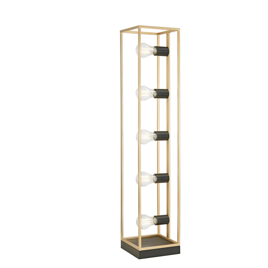 PIANTANA KIMERA NERA/ORO 5XE27 20X20X200CM