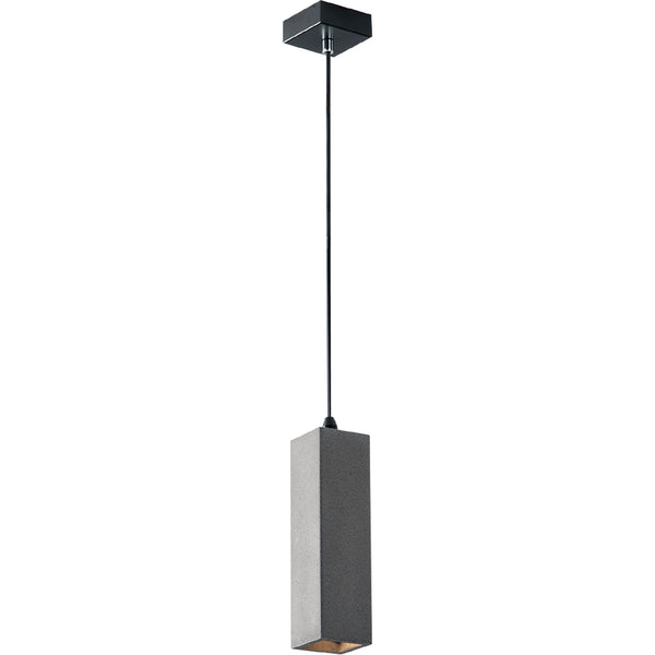 SOSPENSIONE KRUK QUADRATA GRIGIA 1XGU10 7X130CM