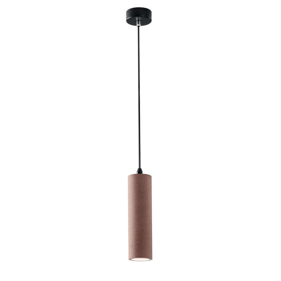 SOSPENSIONE KRUK TONDA MATTONE 1XGU10 7X130CM