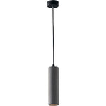 SOSPENSIONE KRUK TONDA GRIGIA 1XGU10 7X130CM