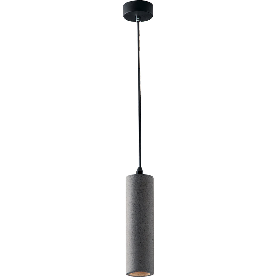 SOSPENSIONE KRUK TONDA GRIGIA 1XGU10 7X130CM