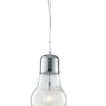 SOSPENSIONE LAMPADINA CROMO 1XE27 30X120CM