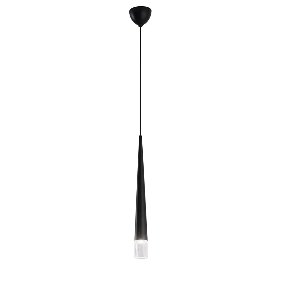 SOSPENSIONE LANCELOT NERA 1XGU10  6X181CM