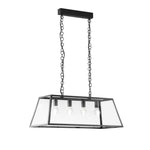 SOSPENSIONE LEXINGTON  NERA 4XE27 80X35X113CM
