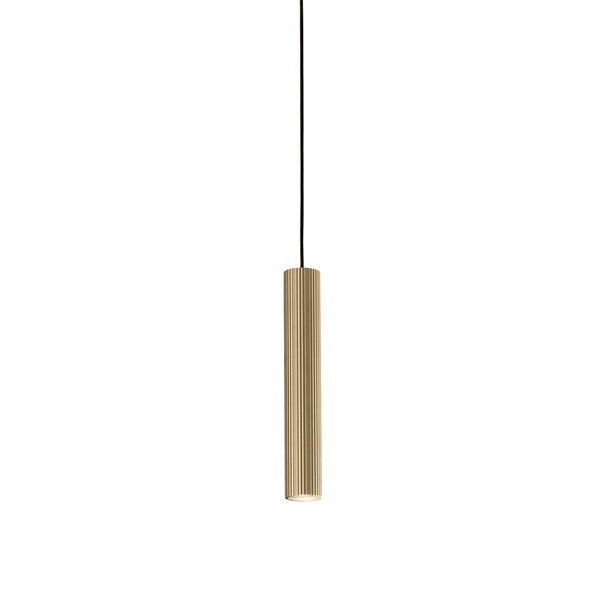 SOSPENSIONE LORD ORO IN ACCIAIO+ALLUMINIO 1XGU10 25W 10X10X240CM