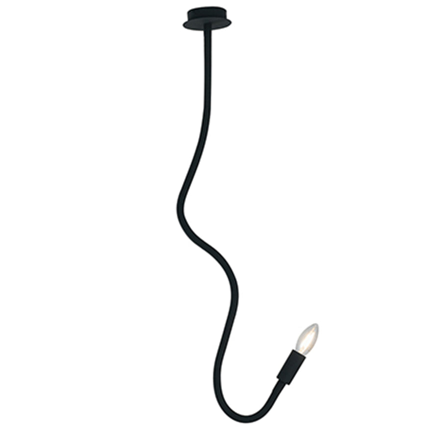 PLAFONIERA LOVER NERA 1XE14 10X10X100CM