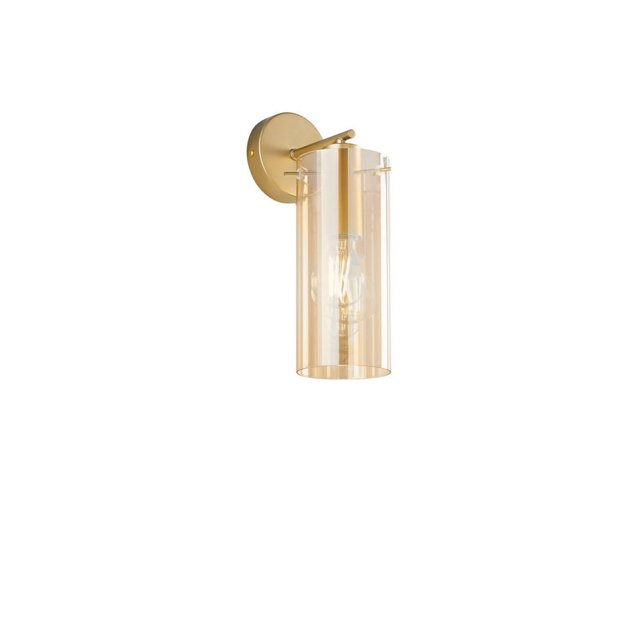 APPLIQUE MAGIC ORO/AMBRA 1XE27 15,5X15,5X30X3CM