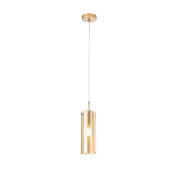 SOSPENSIONE MAGIC ORO/AMBRA 1XE27 10X150CM