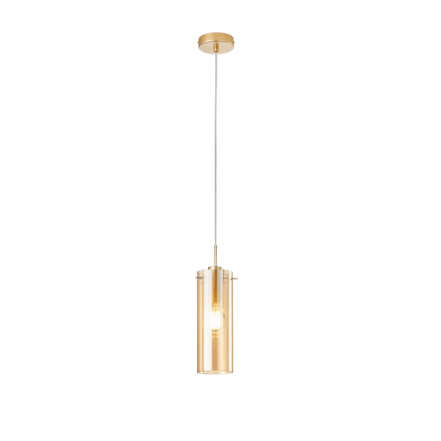 SOSPENSIONE MAGIC ORO/AMBRA 1XE27 10X150CM