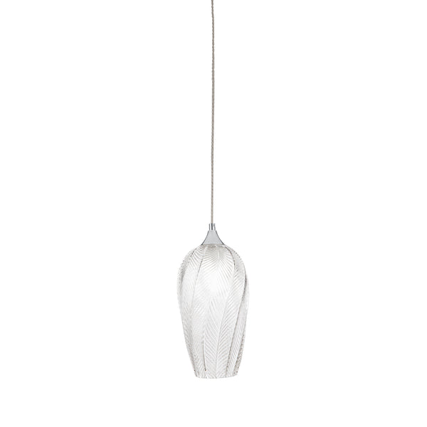 SOSPENSIONE MAJESTY TRASPARENTE IN VETRO 1XE27 16X120CM