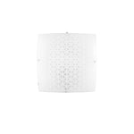 PLAFONIERA MAORI BIANCA 3XE27 40X40X10CM