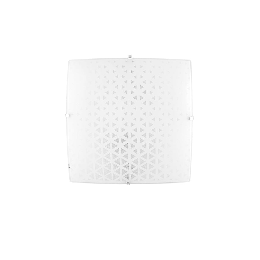 PLAFONIERA MAORI BIANCA 4XE27 50X50X12CM