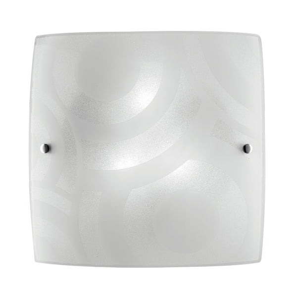 PLAFONIERA MIRO' BIANCA 3XE27 40X9,7X40CM