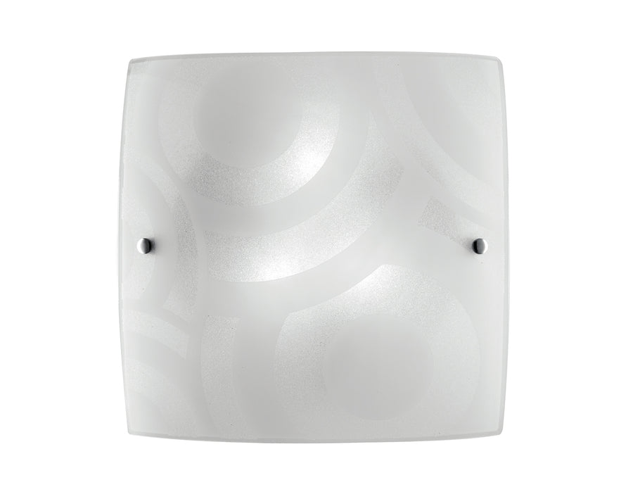 PLAFONIERA MIRO' BIANCA 3XE27 40X9,7X40CM